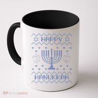 Ugly Hanukkah Sweater Coffee Mug thumb 0