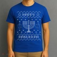 Ugly Hanukkah Sweater T-Shirt thumb 3