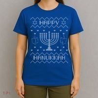 Ugly Hanukkah Sweater T-Shirt thumb 4