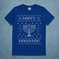 Ugly Hanukkah Sweater T-Shirt thumb 5
