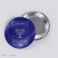 Ugly Hanukkah Sweater Button thumb 0