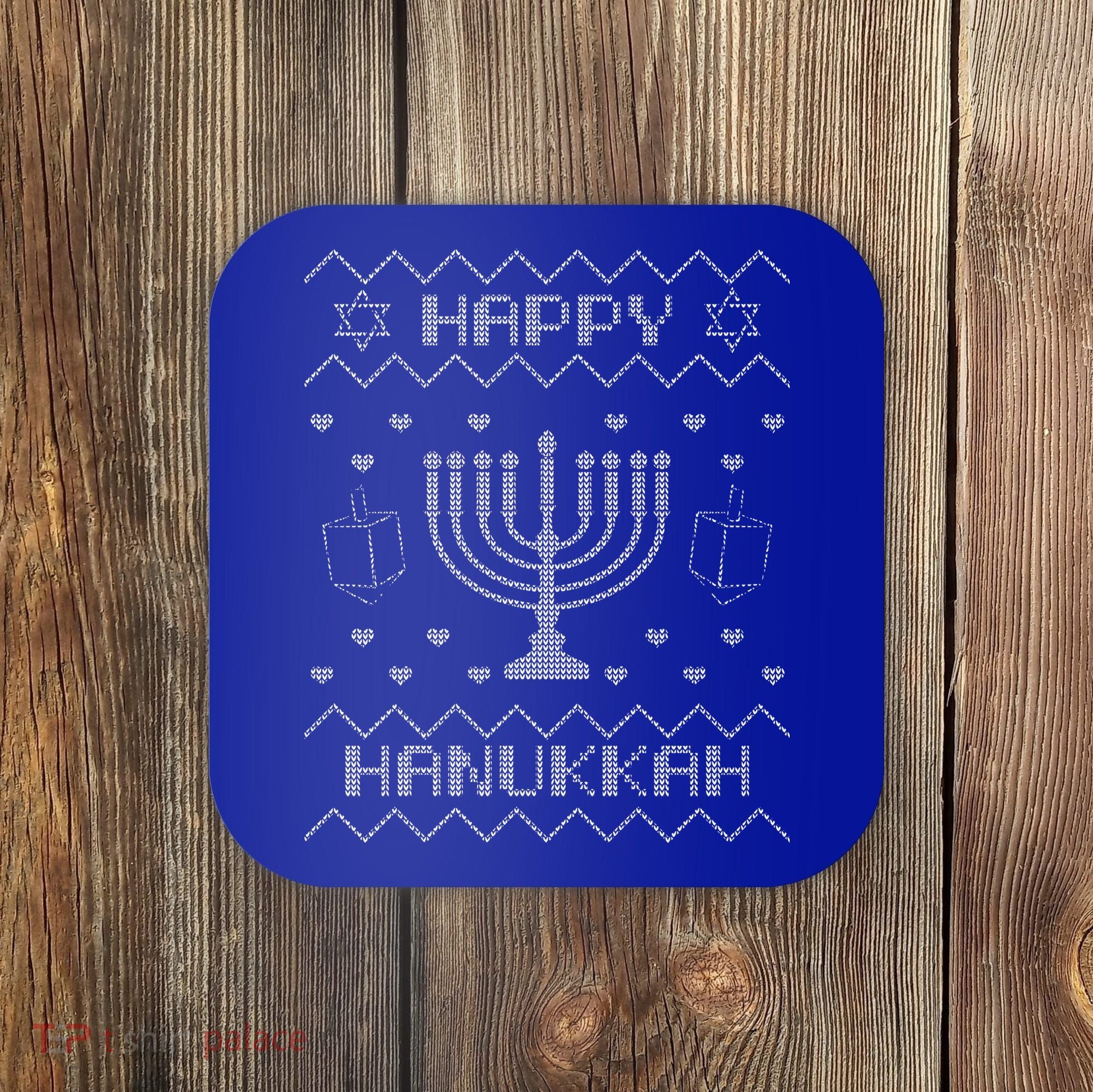 Ugly Hanukkah Sweater Coaster