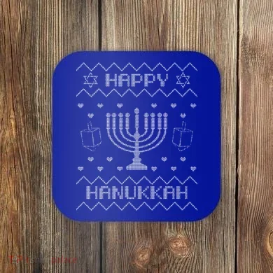 Ugly Hanukkah Sweater Coaster