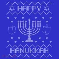 Ugly Hanukkah Sweater Women's Tank Top thumb 5