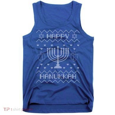 Ugly Hanukkah Sweater Tank Top