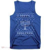 Ugly Hanukkah Sweater Tank Top thumb 0
