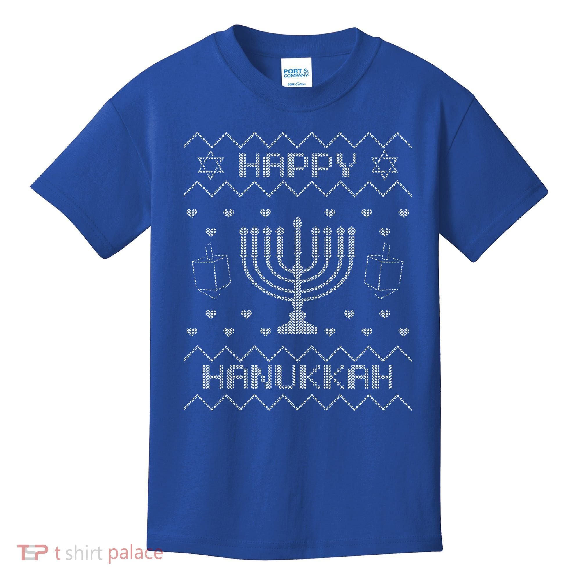 Ugly Hanukkah Sweater Kids T-Shirt