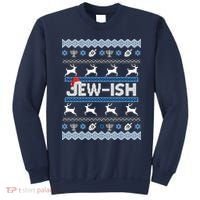 Ugly Hanukkah Sweater Jew-ish Santa Sweatshirt thumb 0