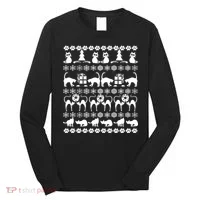 Ugly Kitty Cat Christmas Sweater Long Sleeve Shirt thumb 0