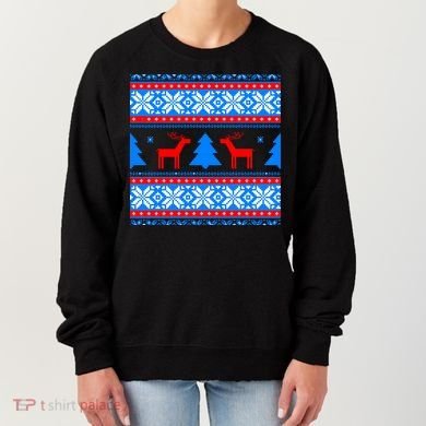Ugly Reindeer Christmas Sweater Women's Sweatshirt
