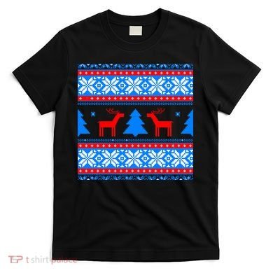 Ugly Reindeer Christmas Sweater T-Shirt