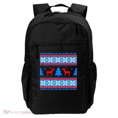 Ugly Reindeer Christmas Sweater Backpack