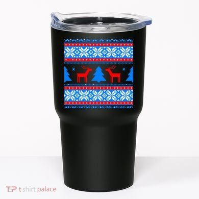 Ugly Reindeer Christmas Sweater Tumbler