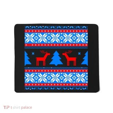 Ugly Reindeer Christmas Sweater Mousepad