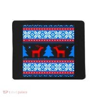 Ugly Reindeer Christmas Sweater Mousepad thumb 0