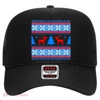 Ugly Reindeer Christmas Sweater Hat thumb 0