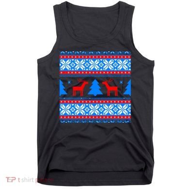 Ugly Reindeer Christmas Sweater Tank Top