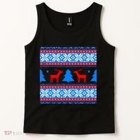 Ugly Reindeer Christmas Sweater Tank Top thumb 2