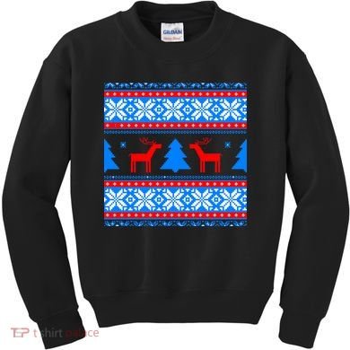 Ugly Reindeer Christmas Sweater Kids Sweatshirt