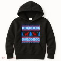 Ugly Reindeer Christmas Sweater Kids Hoodie thumb 0