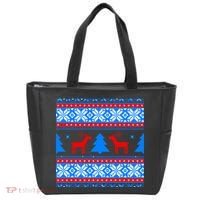 Ugly Reindeer Christmas Sweater Tote Bag thumb 0