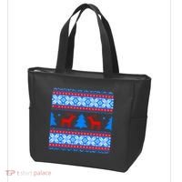 Ugly Reindeer Christmas Sweater Tote Bag thumb 3