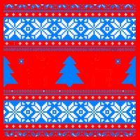 Ugly Reindeer Christmas Sweater Santa Hat thumb 1