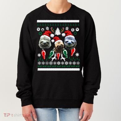 Ugly Sloth Christmas Sweater Women's Sweatshirt