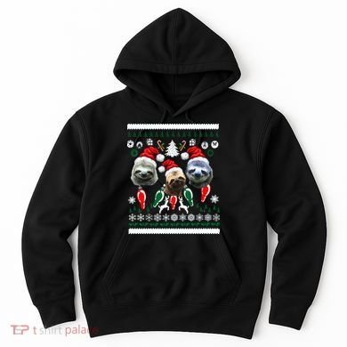 Ugly Sloth Christmas Sweater Hoodie