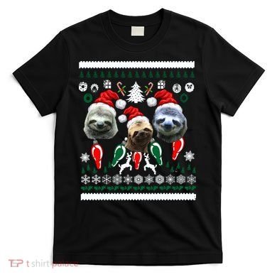 Ugly Sloth Christmas Sweater T-Shirt