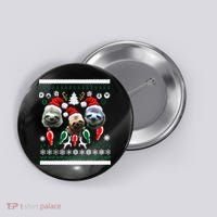 Ugly Sloth Christmas Sweater Button thumb 0