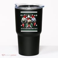 Ugly Sloth Christmas Sweater Tumbler thumb 0