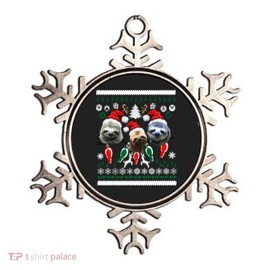 Ugly Sloth Christmas Sweater Ornament