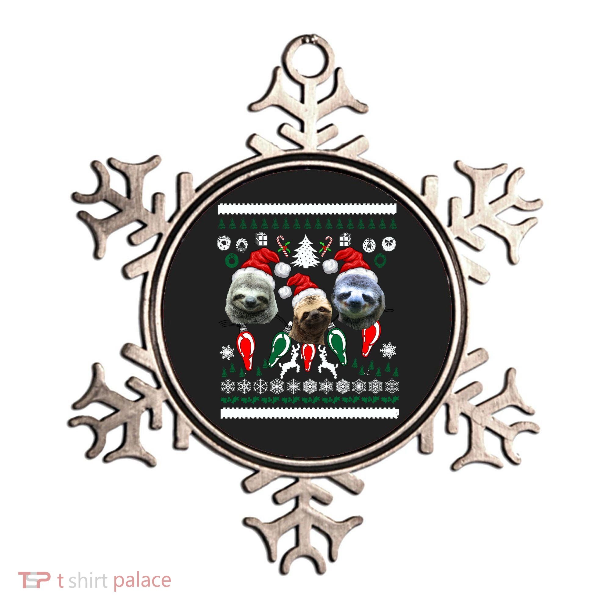 Ugly Sloth Christmas Sweater Ornament