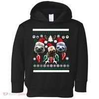 Ugly Sloth Christmas Sweater Toddler Hoodie thumb 0