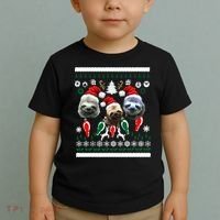 Ugly Sloth Christmas Sweater Toddler T-Shirt thumb 2