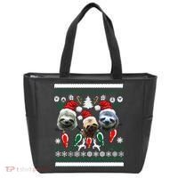 Ugly Sloth Christmas Sweater Tote Bag thumb 0