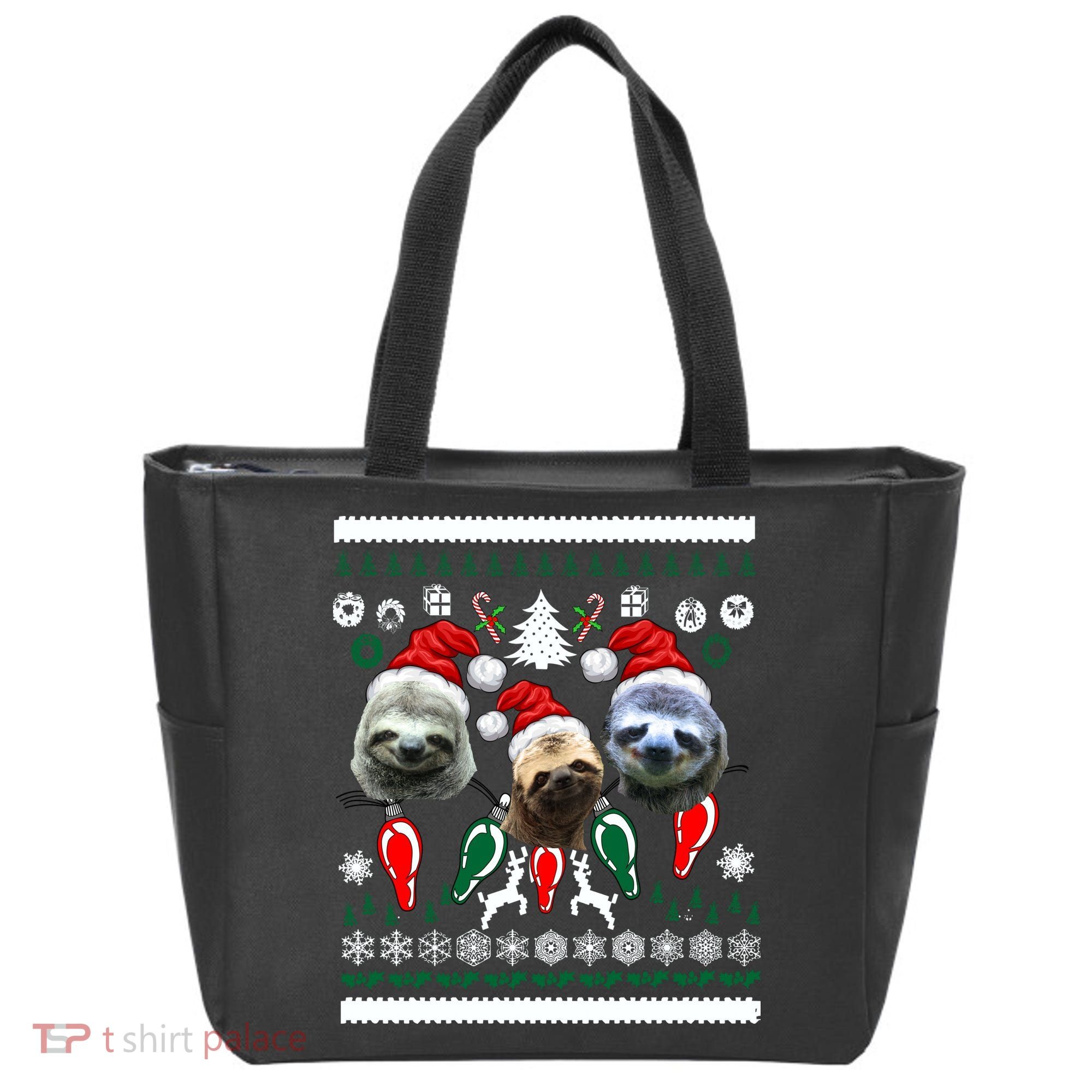 Ugly Sloth Christmas Sweater Tote Bag