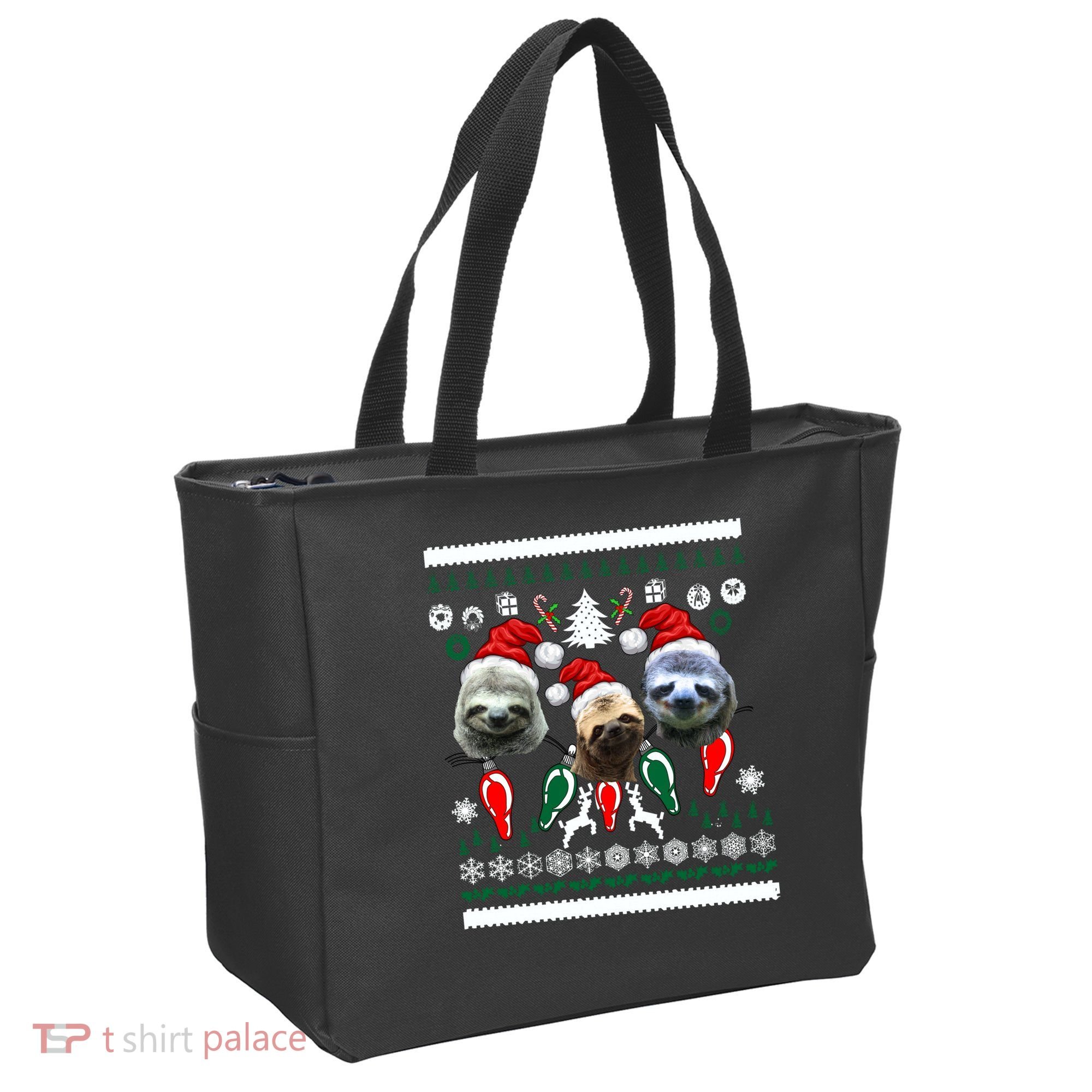 Ugly Sloth Christmas Sweater Tote Bag