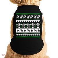 Ugly Snowman Christmas Sweater Doggie Tank thumb 0