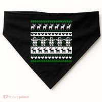 Ugly Snowman Christmas Sweater USA-Made Doggie Bandana thumb 0