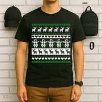 Ugly Snowman Christmas Sweater T-Shirt thumb 6