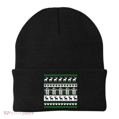 Ugly Snowman Christmas Sweater Beanie