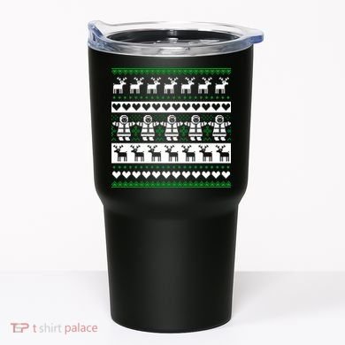 Ugly Snowman Christmas Sweater Tumbler