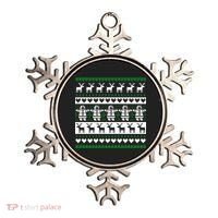 Ugly Snowman Christmas Sweater Ornament thumb 0