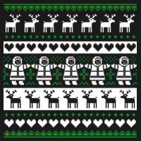 Ugly Snowman Christmas Sweater Ornament thumb 1