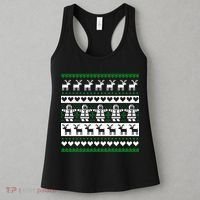 Ugly Snowman Christmas Sweater Women's Tank Top thumb 3