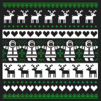 Ugly Snowman Christmas Sweater Hat thumb 2
