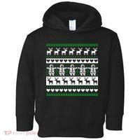 Ugly Snowman Christmas Sweater Toddler Hoodie thumb 0