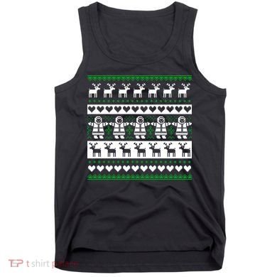 Ugly Snowman Christmas Sweater Tank Top